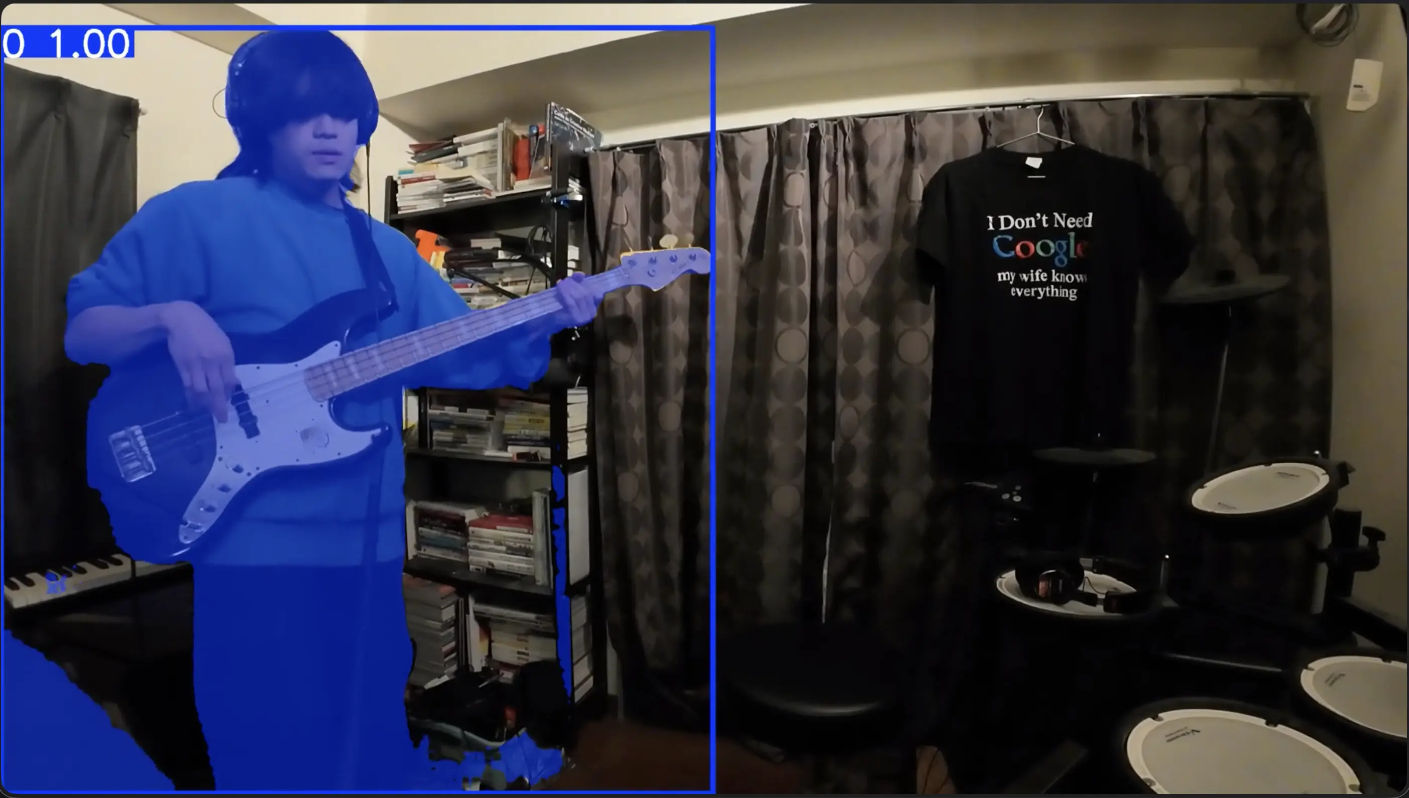 ベース演奏を切り抜く