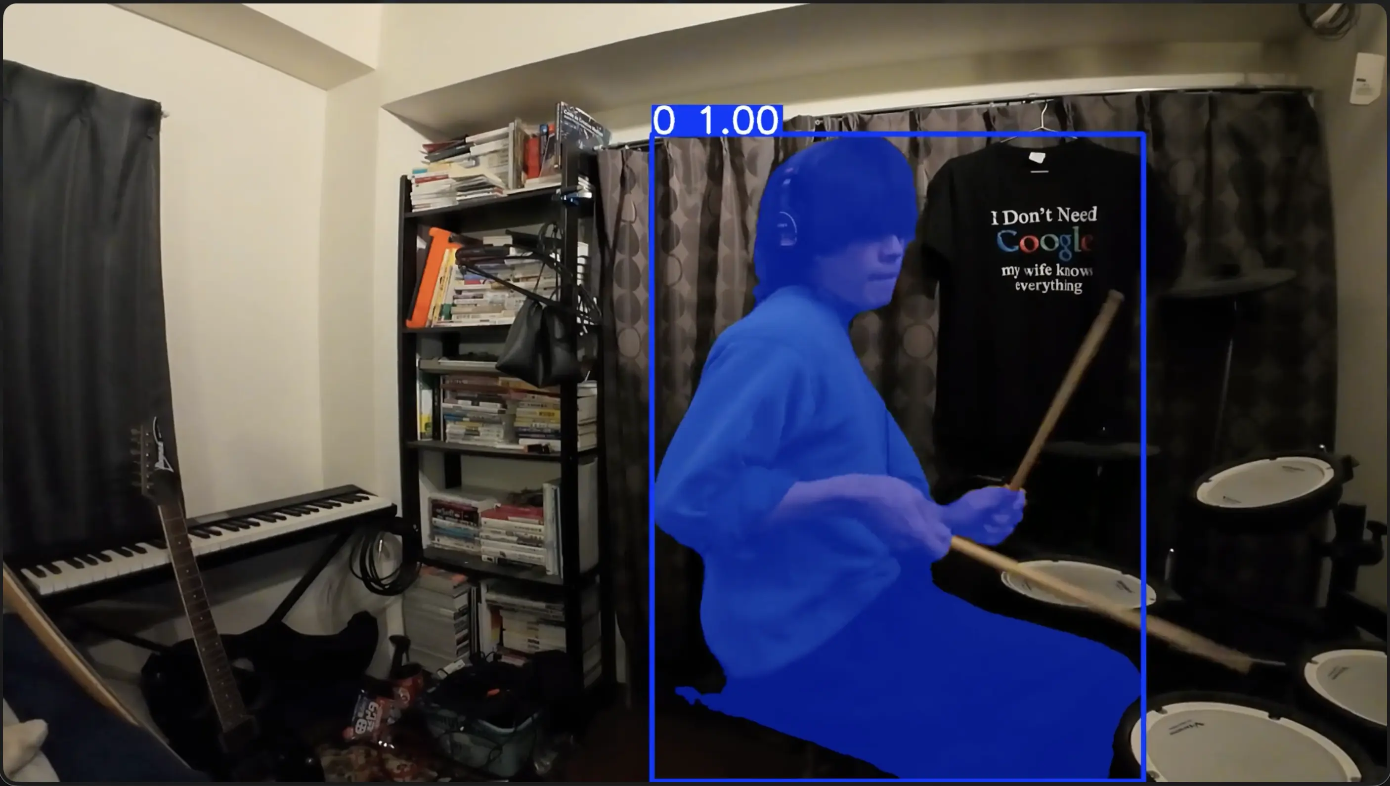 ドラム演奏も切り抜く